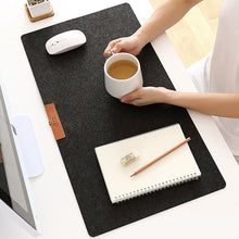 Laden Sie das Bild in den Galerie-Viewer, 735*325mm Large Office Computer Desk Mat Modern Table Keyboard Mouse Pad  Non-slip Wool Felt Laptop Cushion Desk Mat Gamer Mat
