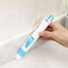 Laden Sie das Bild in den Galerie-Viewer, 1pc Multipurpose School Office Desk Set Computer Keyboard Cleaning Brush Cleaner 2 In 1 Stationery Tool
