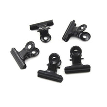 Laden Sie das Bild in den Galerie-Viewer, 5pcs School Office Stationery Cute Metal Binder Clips Folder Notes Letter Paper Clip Clam 12 Colorsp
