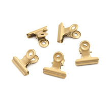 Laden Sie das Bild in den Galerie-Viewer, 5pcs School Office Stationery Cute Metal Binder Clips Folder Notes Letter Paper Clip Clam 12 Colorsp
