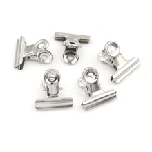Laden Sie das Bild in den Galerie-Viewer, 5pcs School Office Stationery Cute Metal Binder Clips Folder Notes Letter Paper Clip Clam 12 Colorsp

