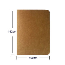 Laden Sie das Bild in den Galerie-Viewer, Cowhide Paper Notebook Blank Notepad Book Vintage Soft Copybook Daily Memos Kraft Cover Journal Notebooks
